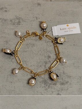 Kate Spade Arctic Friends Penguin Charm Bracelet